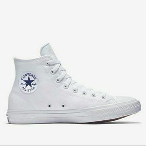 Converse Chuck Taylor All Star II Lunarlon White High Tops M7.5 W9.5